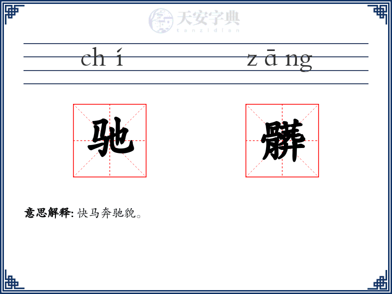 驰髒