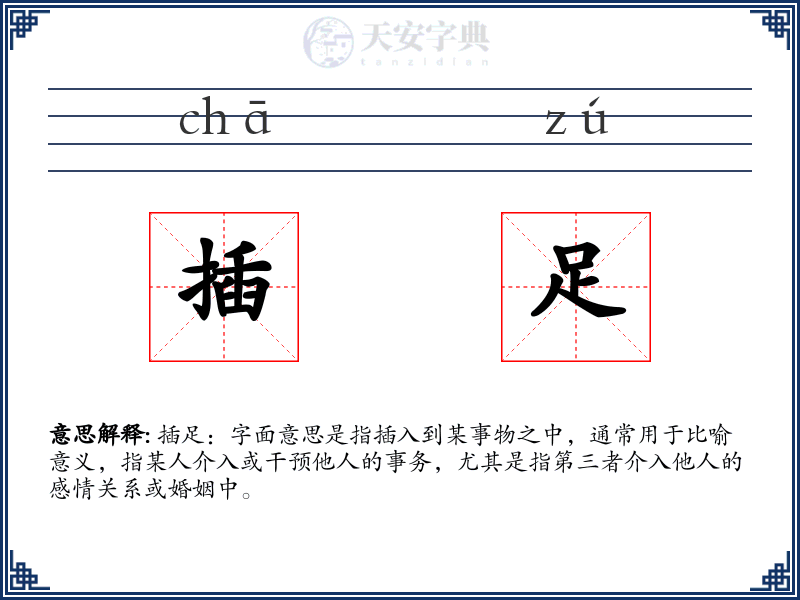 插足