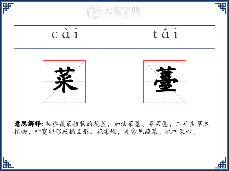 菜薹