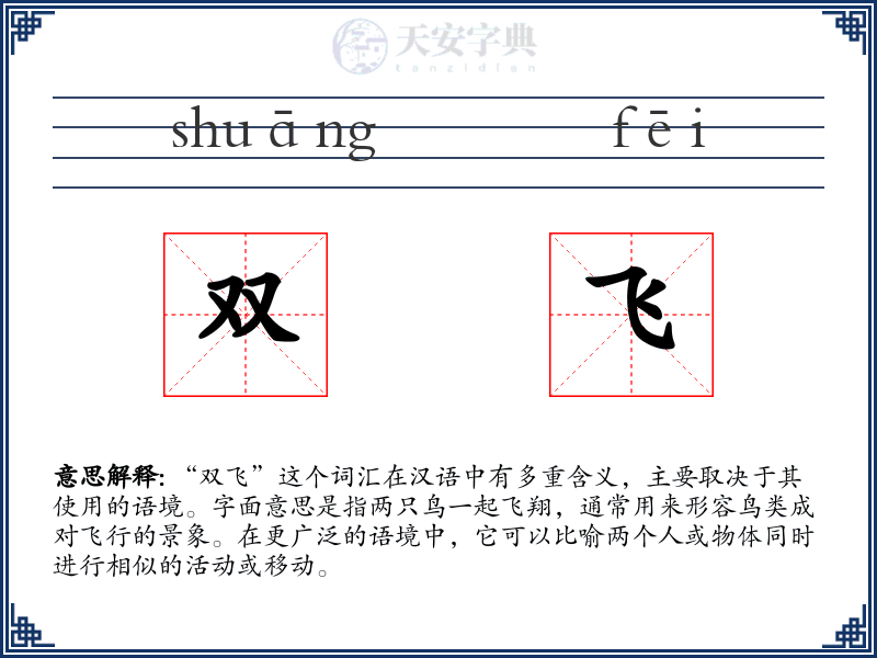 双飞