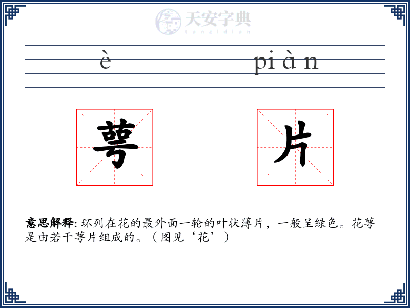 萼片