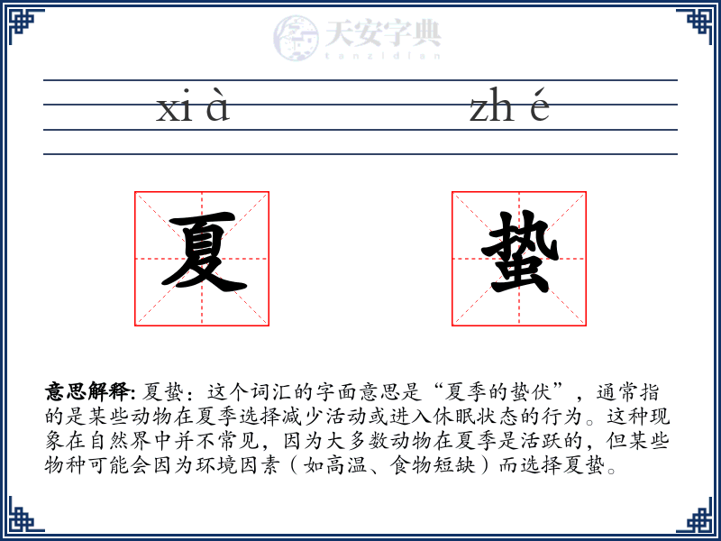 夏蛰