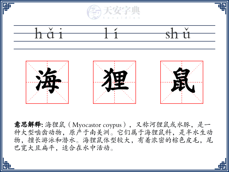 海狸鼠