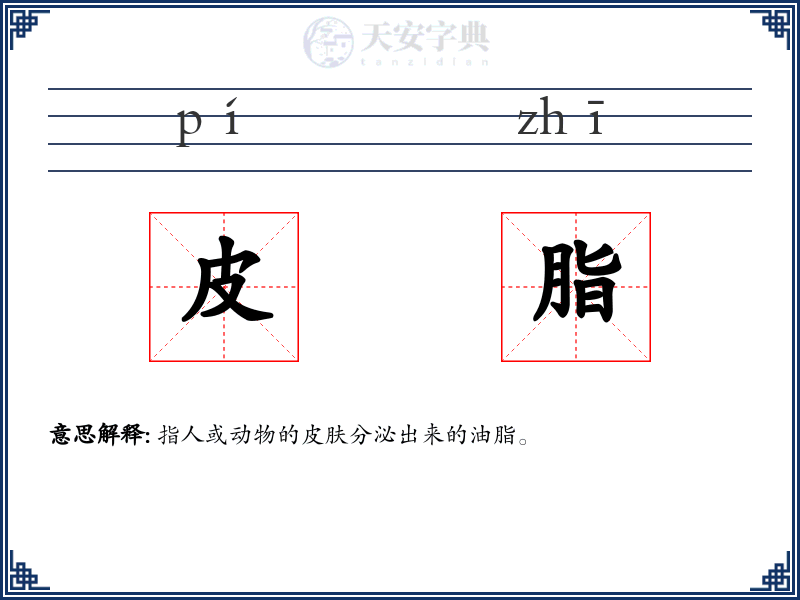 皮脂