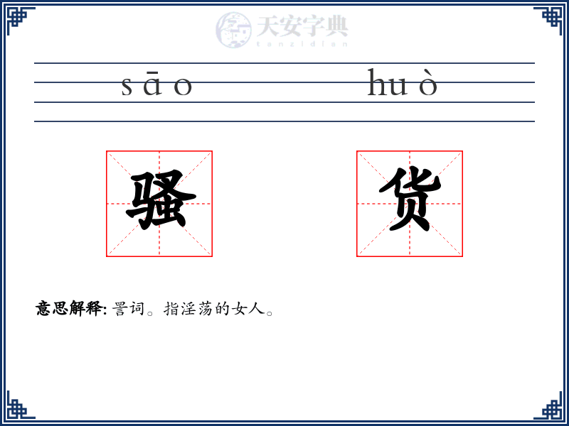 骚货