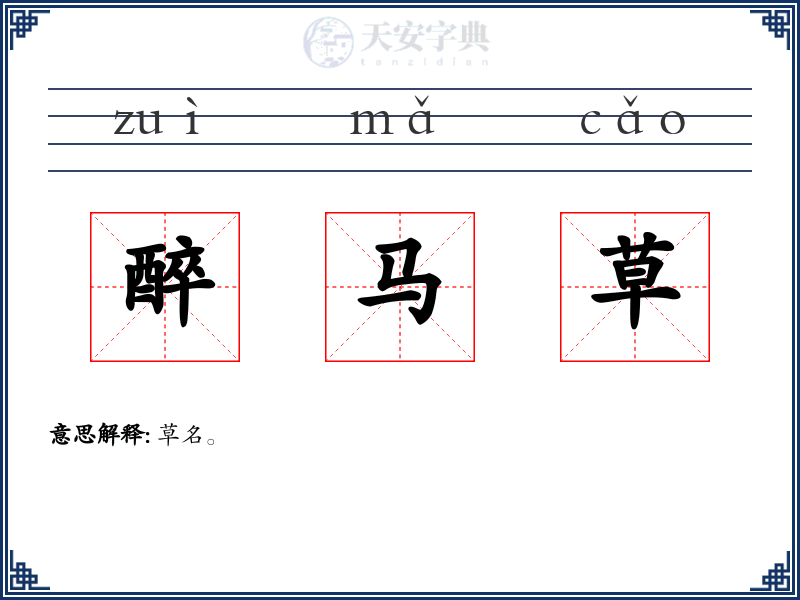 醉马草