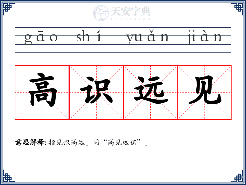 高识远见