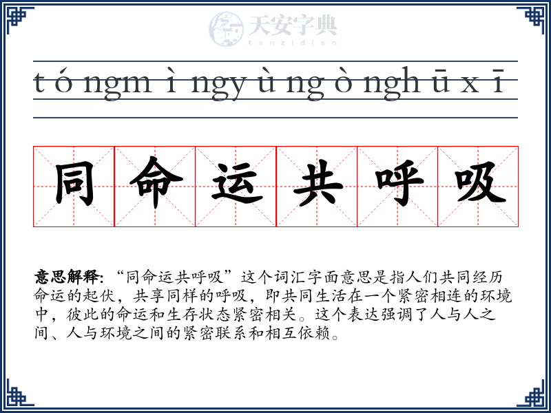 同命运共呼吸