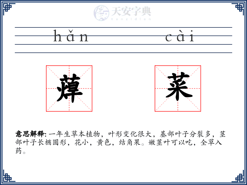 蔊菜