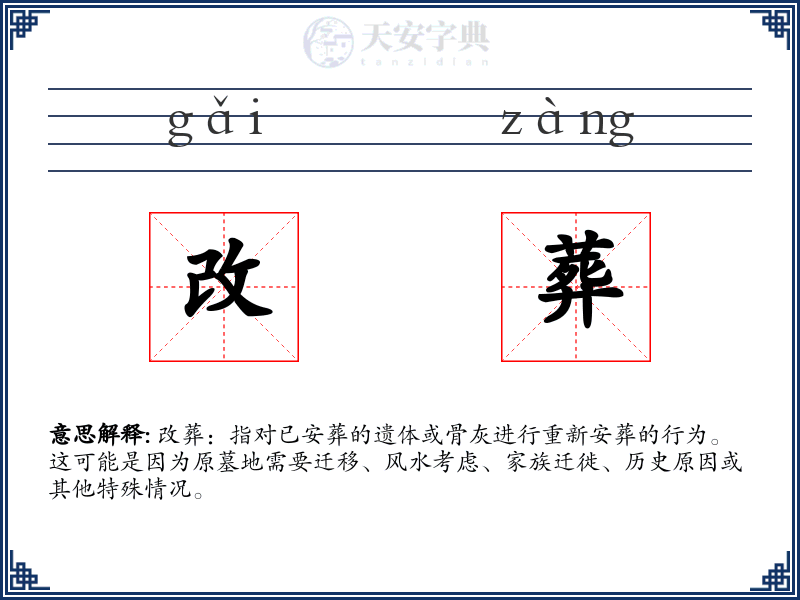 改葬