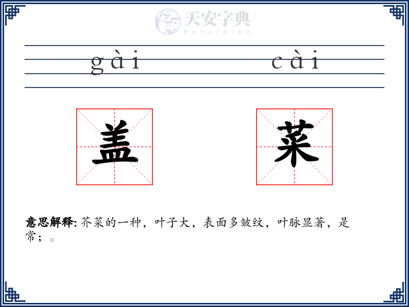 盖菜