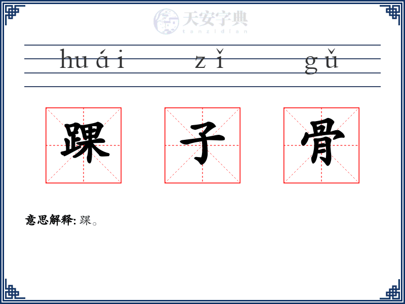 踝子骨