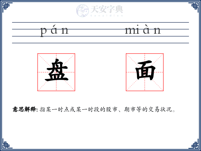 盘面