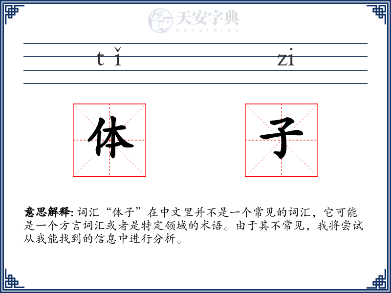 体子