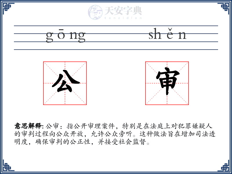 公审