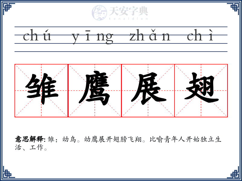 雏鹰展翅