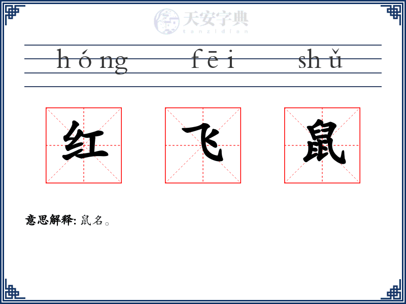 红飞鼠