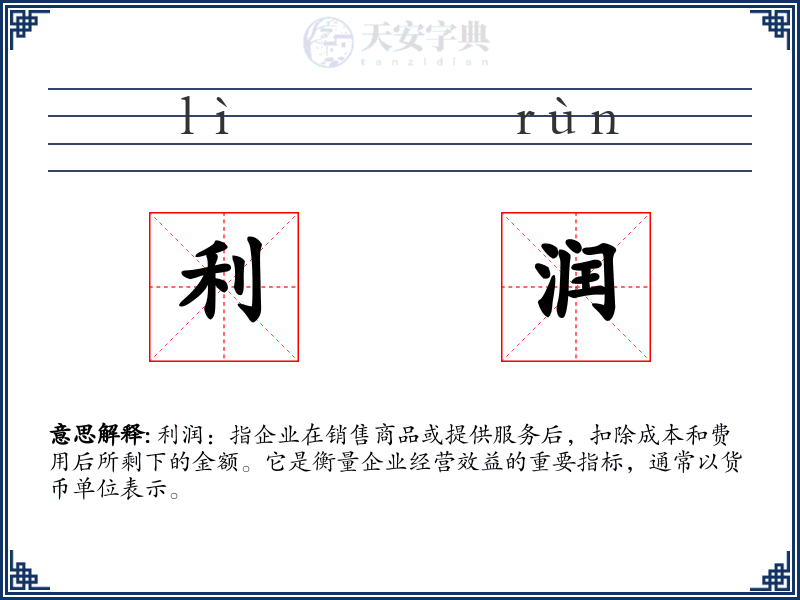 利润
