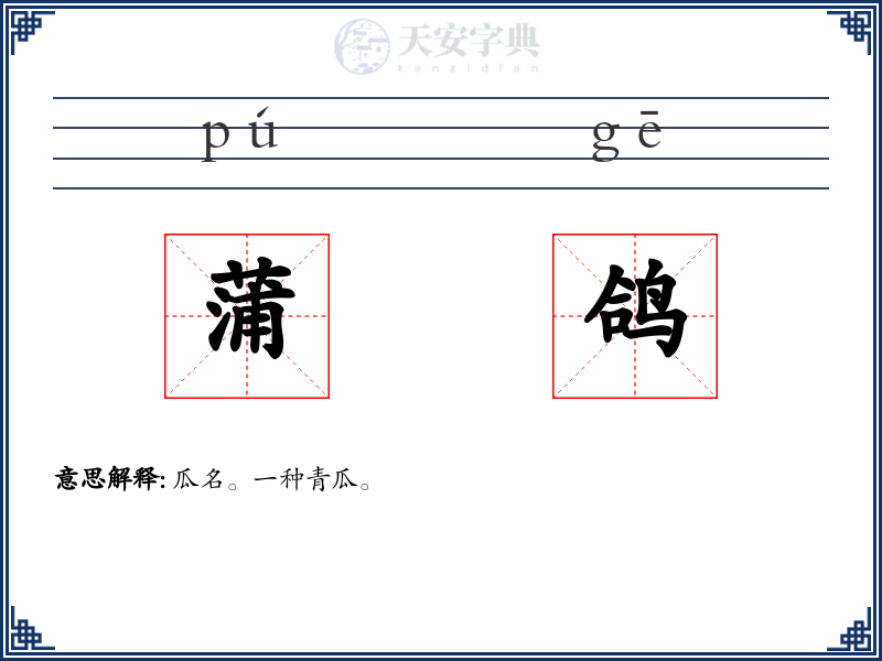 蒲鸽