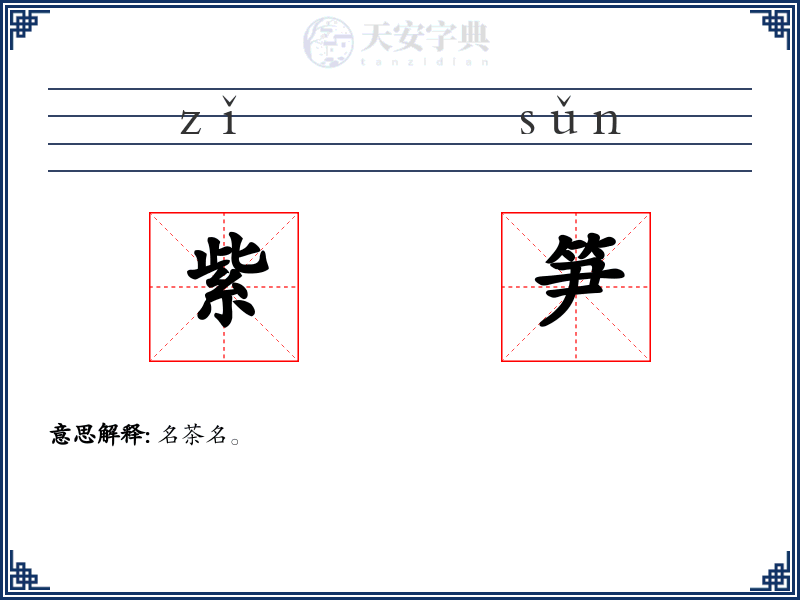 紫笋
