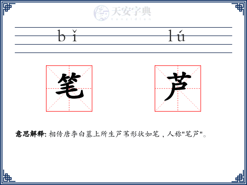 笔芦