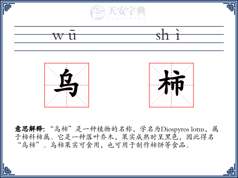 乌柿