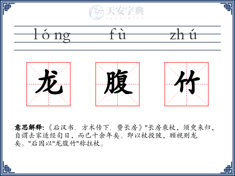 龙腹竹