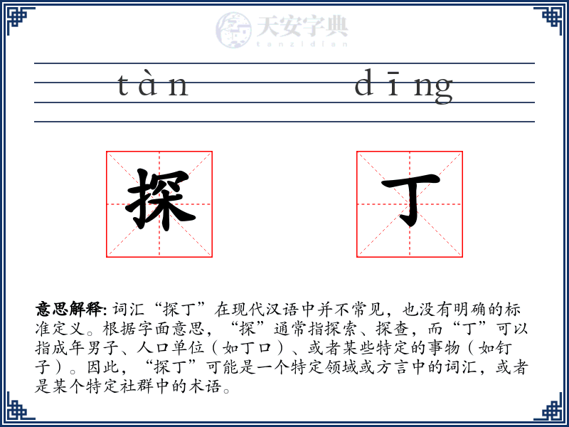 探丁