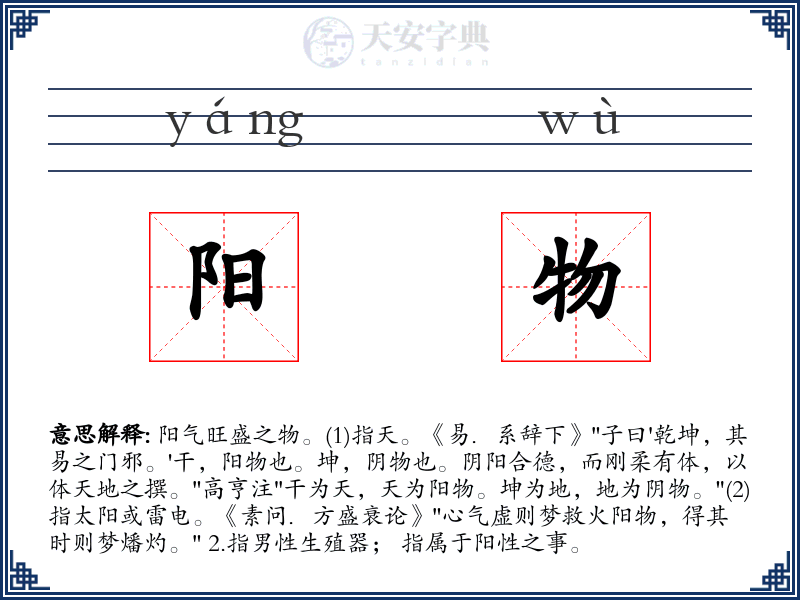 阳物