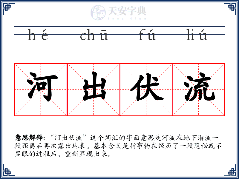 河出伏流
