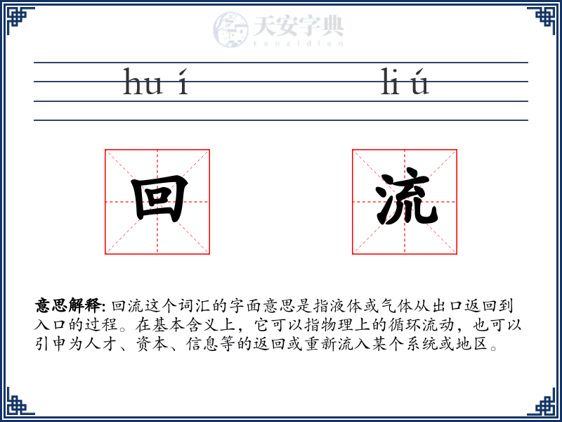 回流