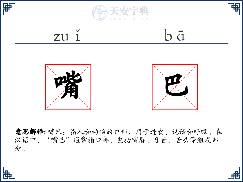 嘴巴