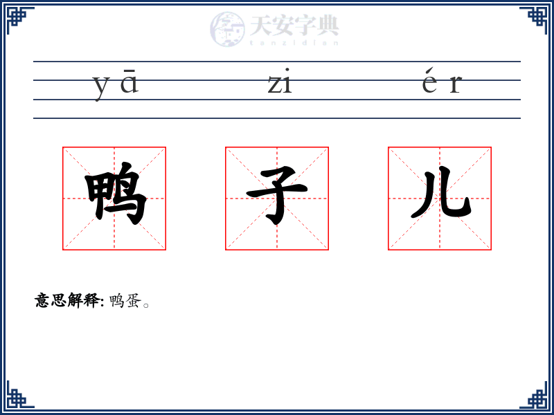 鸭子儿