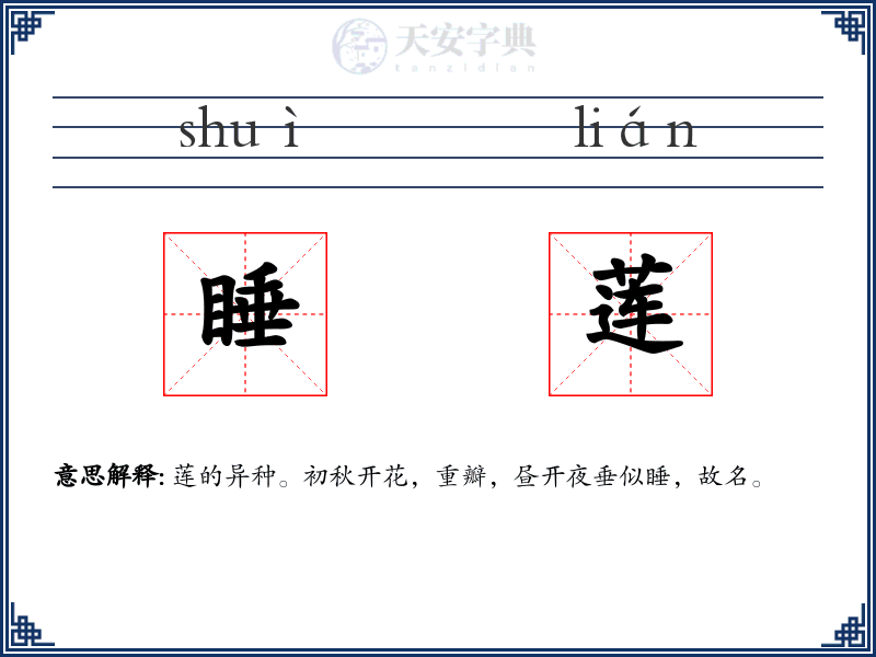 睡莲