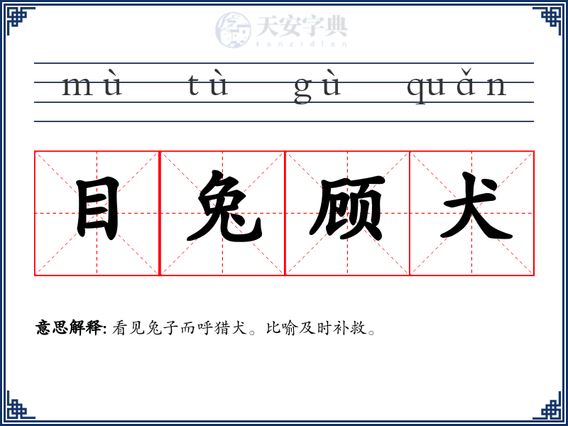 目兔顾犬