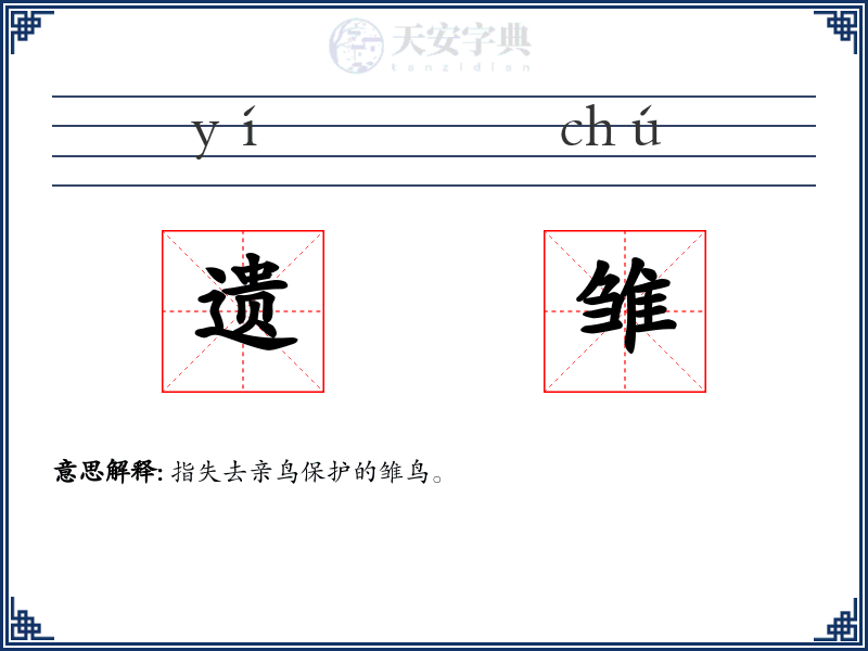 遗雏