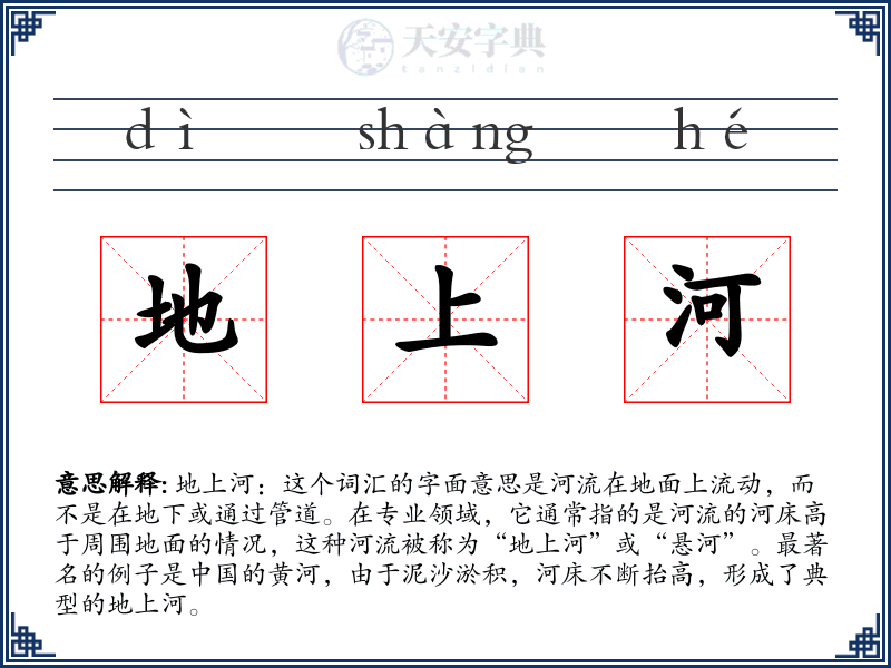 地上河