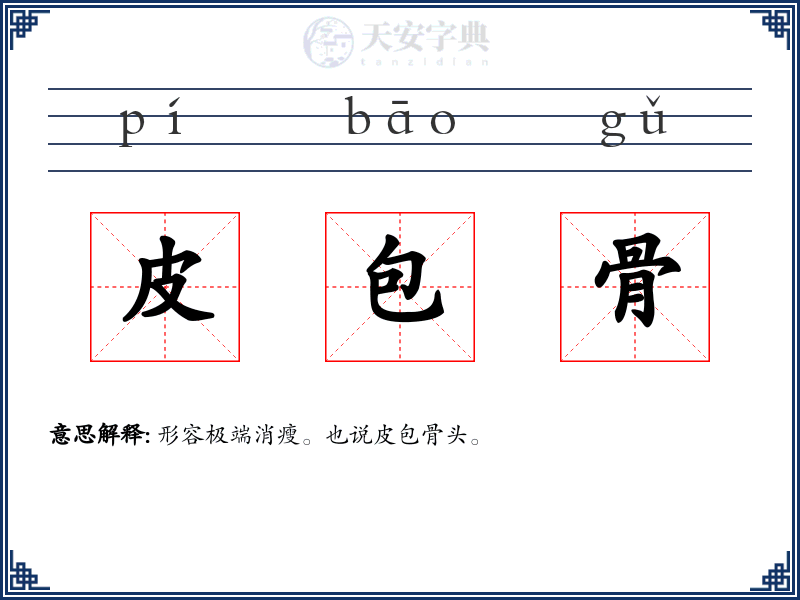 皮包骨