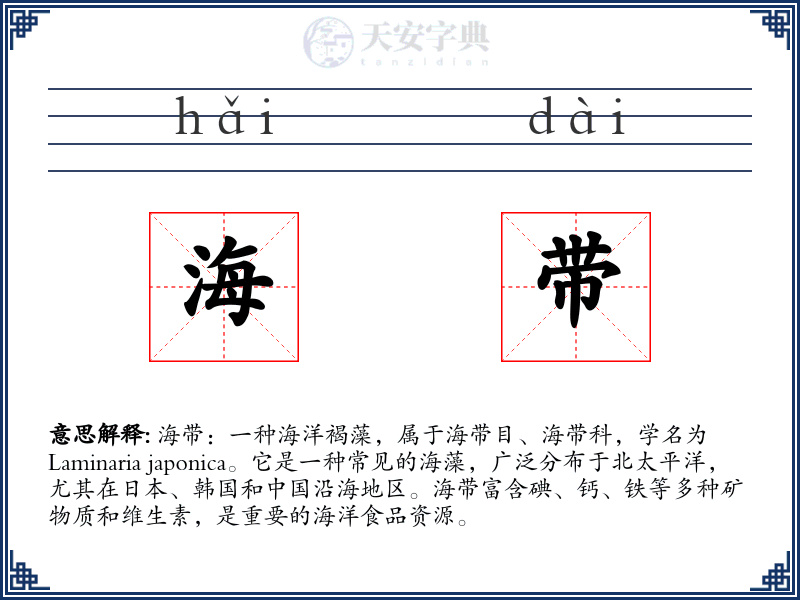 海带