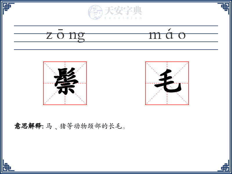 鬃毛