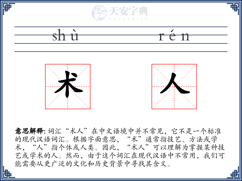 术人