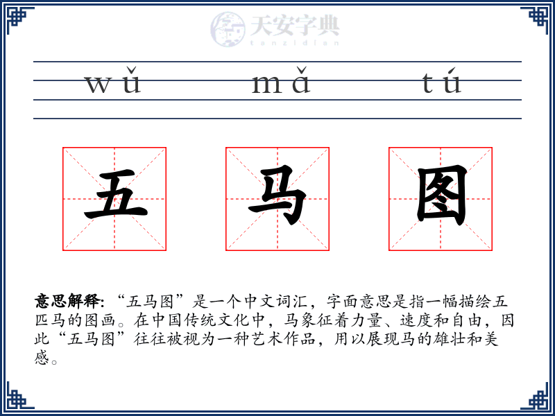 五马图