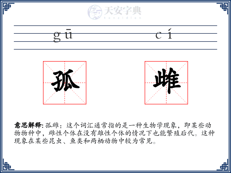 孤雌