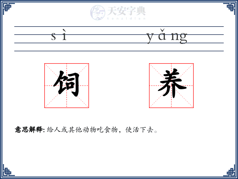 饲养
