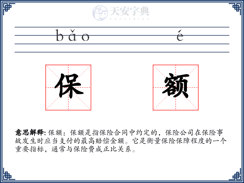 保额