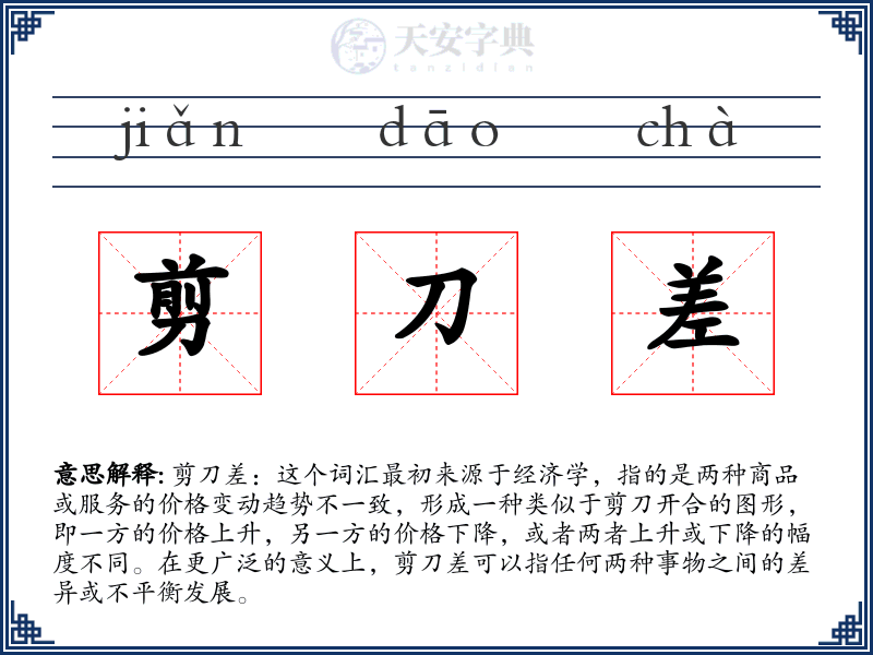 剪刀差