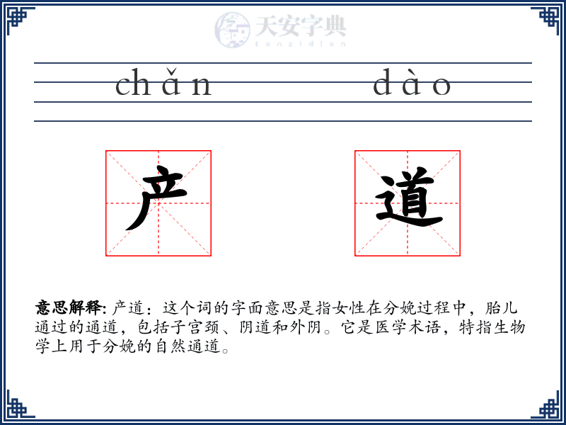 产道