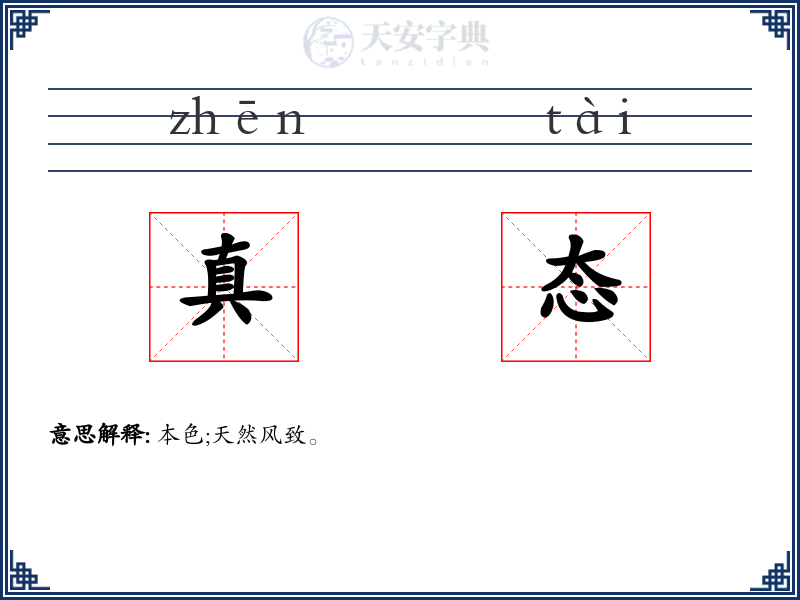 真态