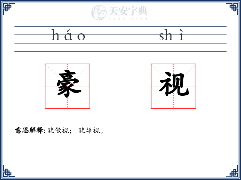 豪视