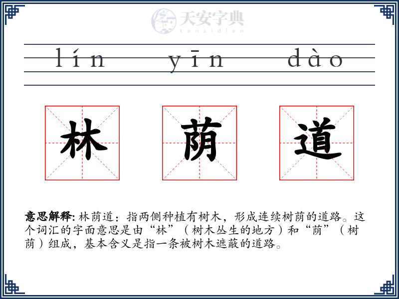 林荫道